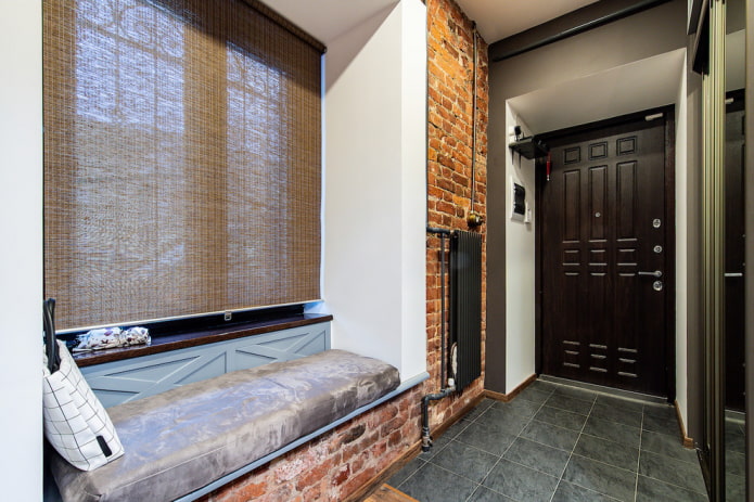 loft-style corridor in the interior of the house