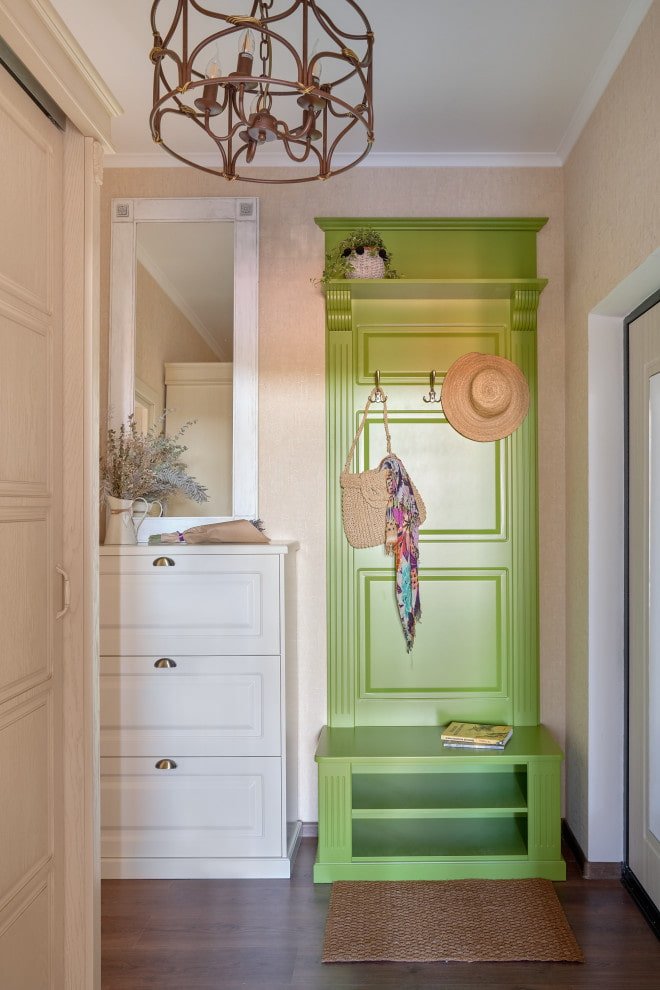 interior of the hallway in the Provence style