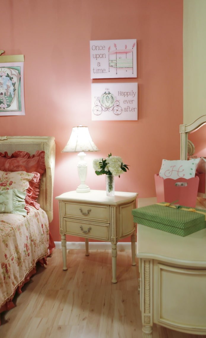 nightstand in Provence style
