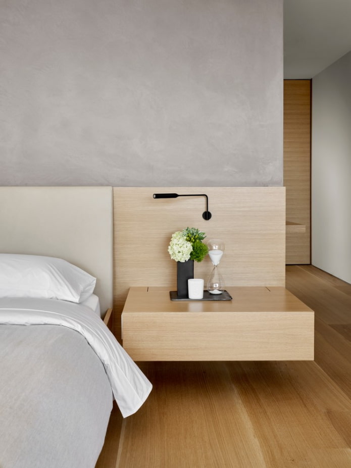 Hanging bedside table