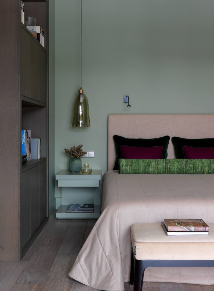 Blue nightstand