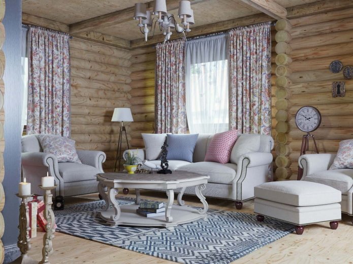 living room provence