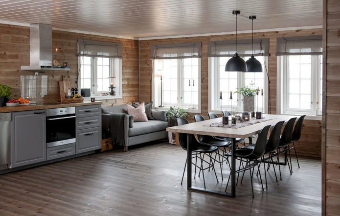 kitchen-dining room hygge