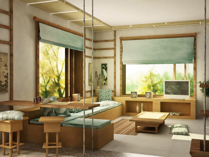Japanese kitchen-living room