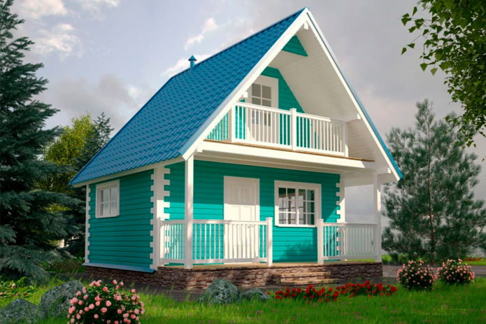 Turquoise house