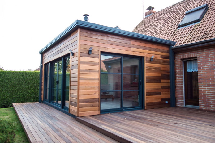 residential extension to the house