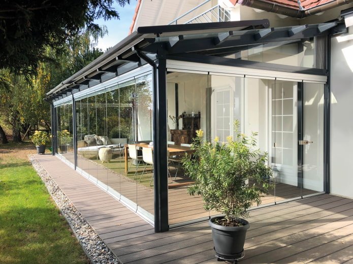 glass veranda