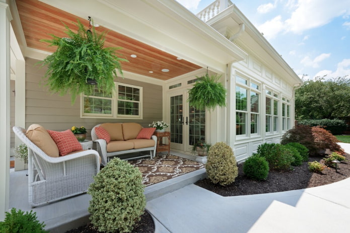 small open veranda