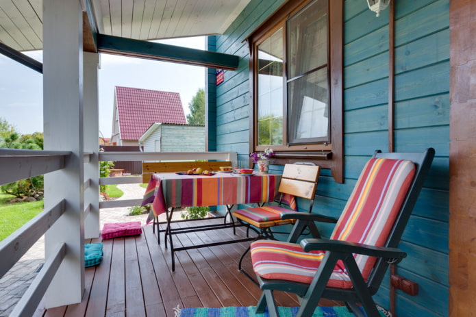 Open veranda