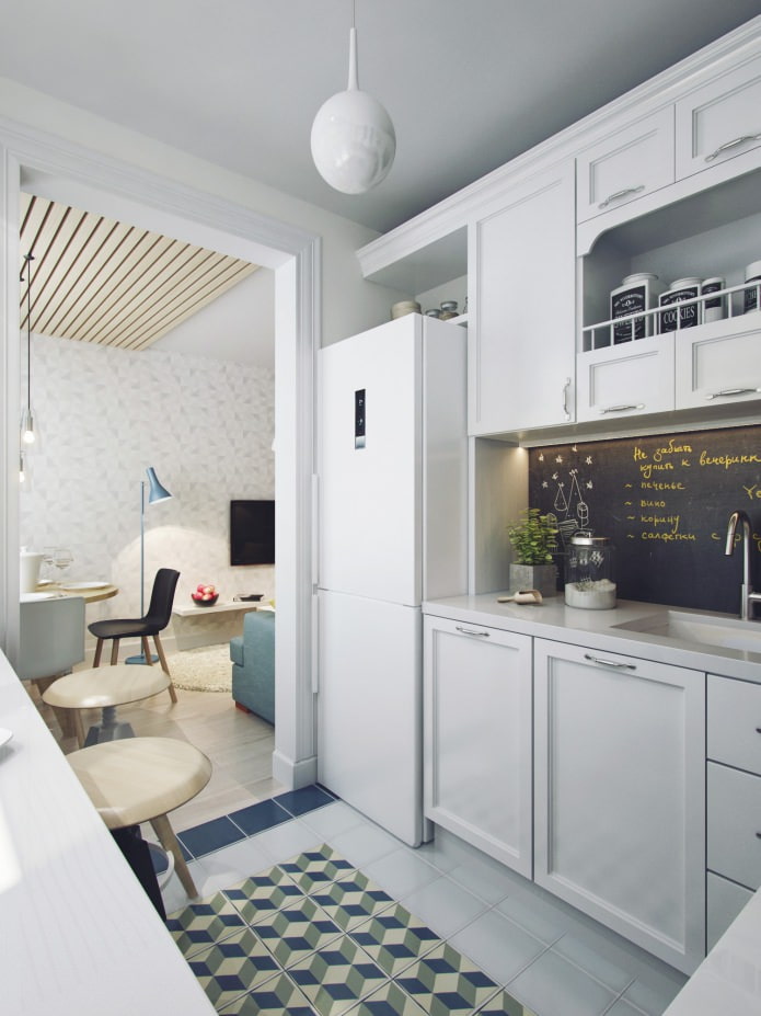 opening from the kitchen to the living room