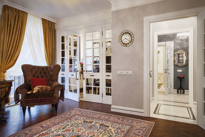 hall with two doors
