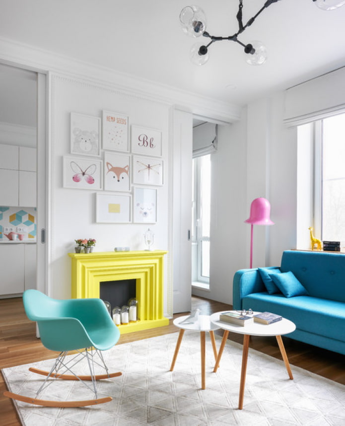 two doors in the living room