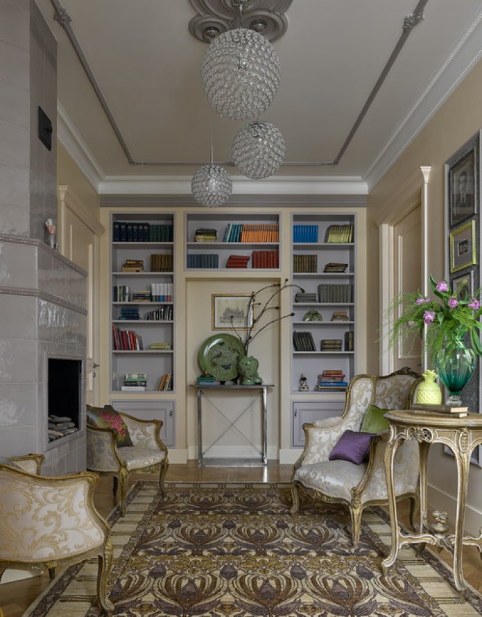doors opposite in the living room