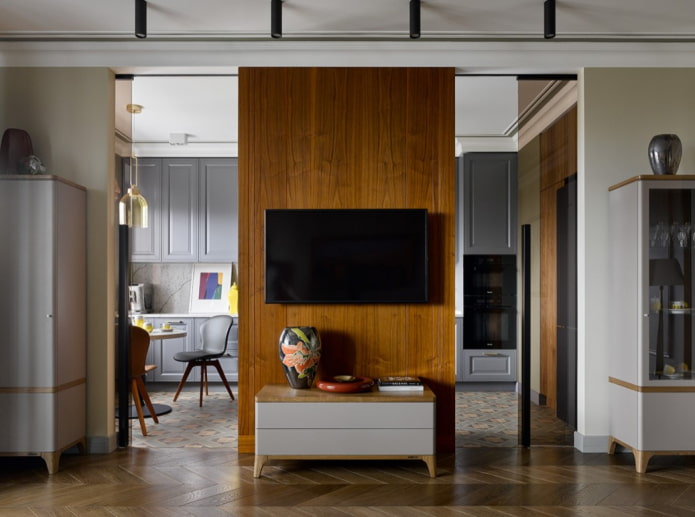 TV between the doors