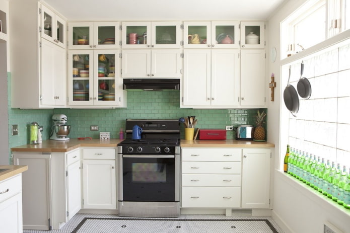 Second row of cabinets