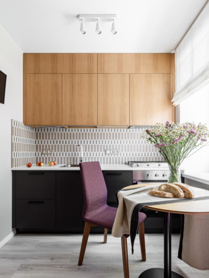 narrow small kitchen