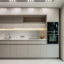 Straight kitchen design-0