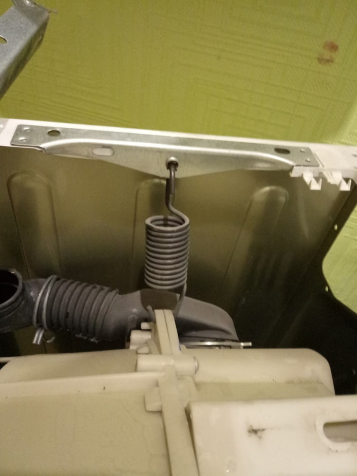 Spring in the washing machine