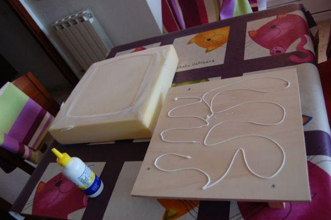 gluing foam
