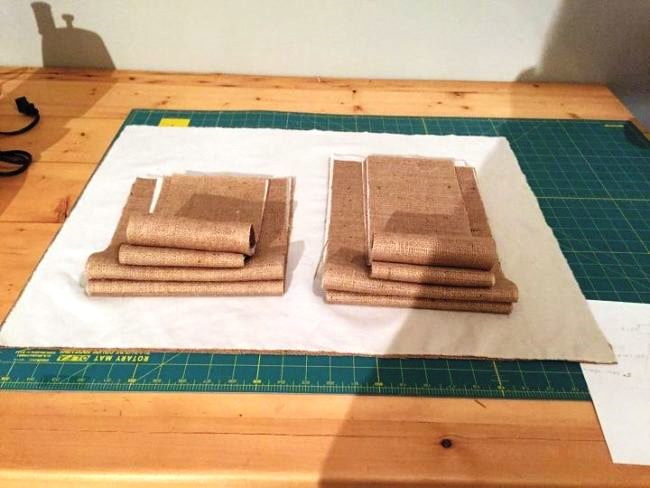 fabric for a pouf