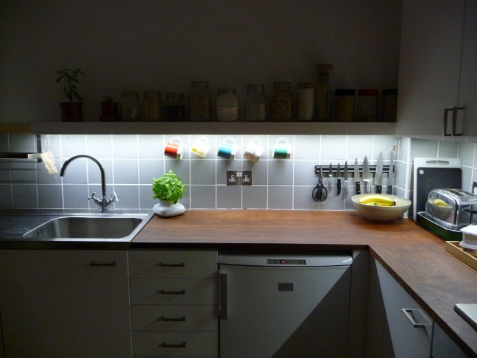 LED kitchen lighting