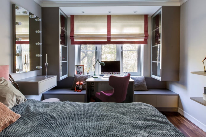 built-in furniture in a nursery