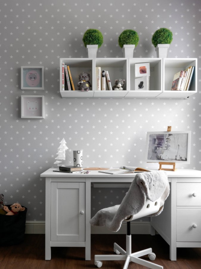 light children's room for a schoolchild