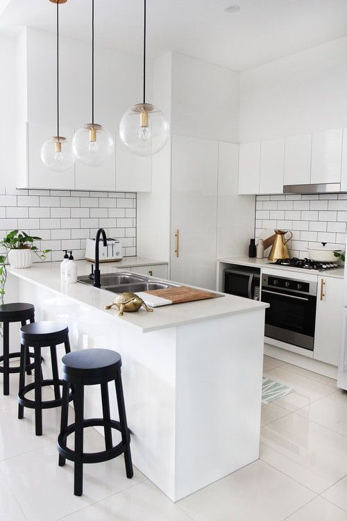 sink on the kitchen island