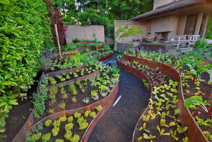 beds with smooth borders