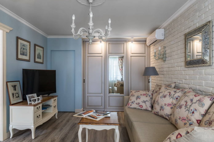 wardrobe in the living room