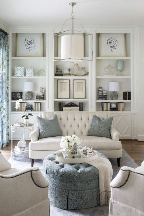 upholstered furniture in the hall