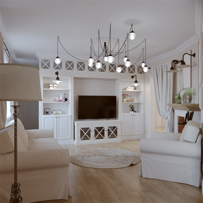 cabinets with TV
