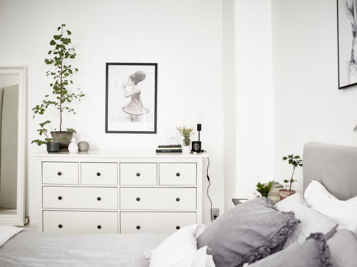 Scandinavian style bedroom