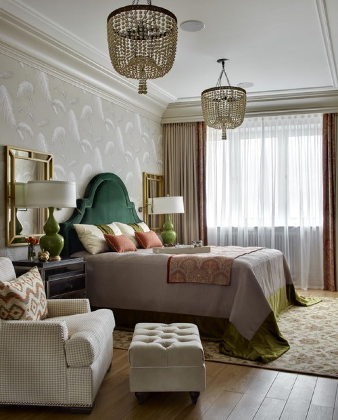 chair in the bedroom