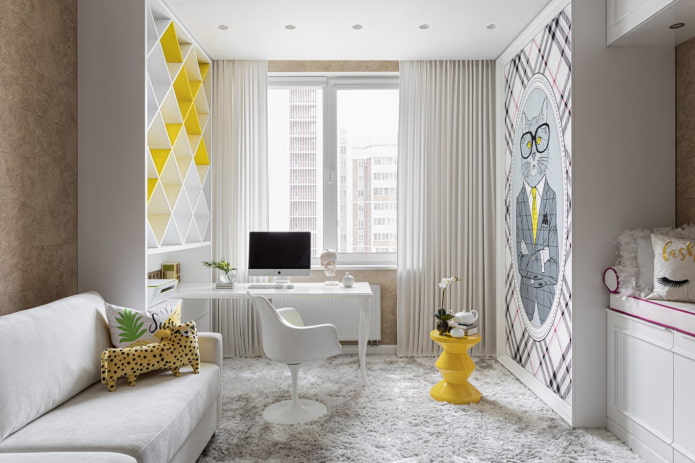 writing desk in the nursery