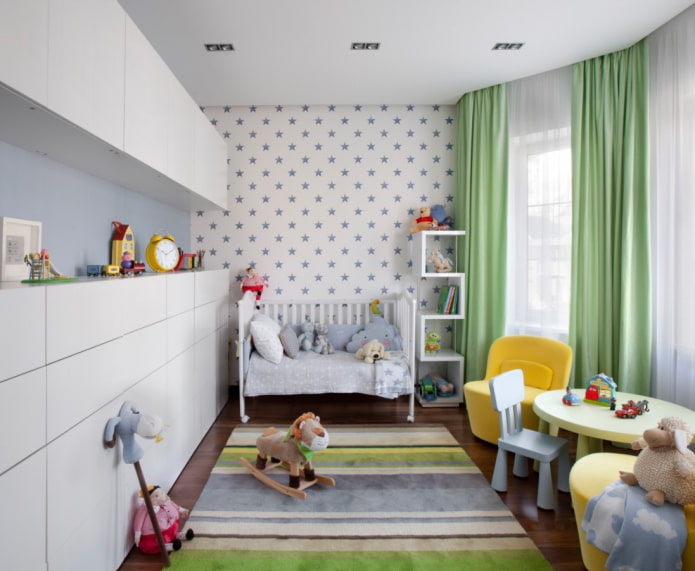 storage in the nursery