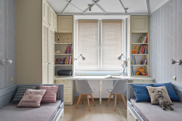 children's room for brother and sister
