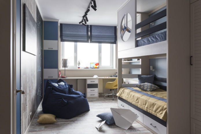 bunk bed in the nursery