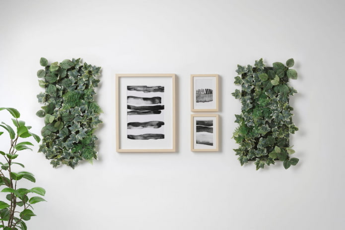 artificial flower panel