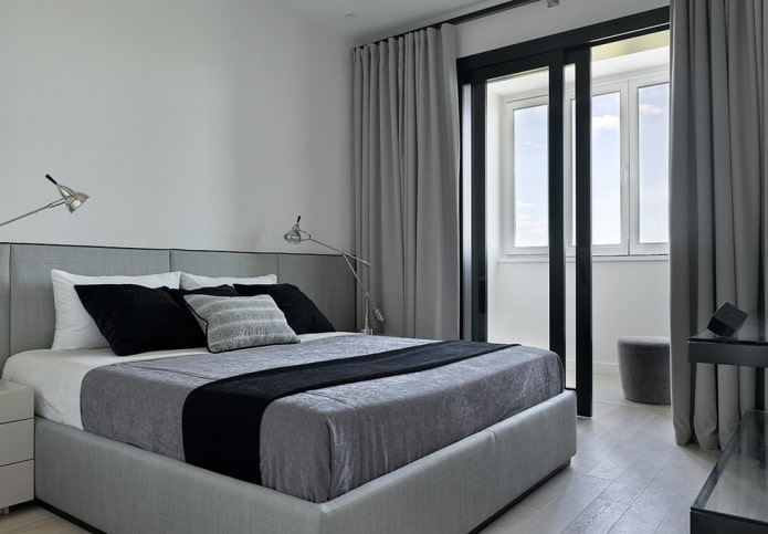 sliding balcony doors in the interior
