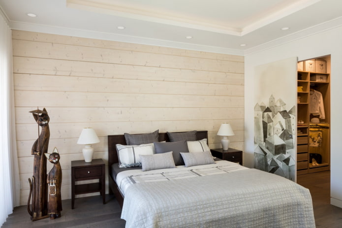 sliding panels with a pattern in the interior