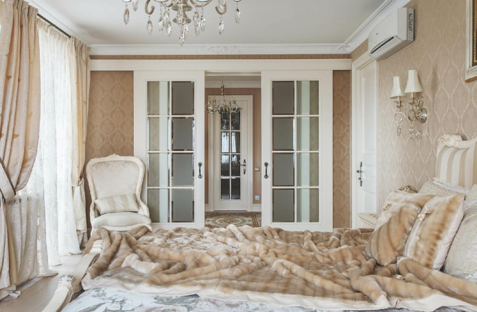 sliding doors in a classic style
