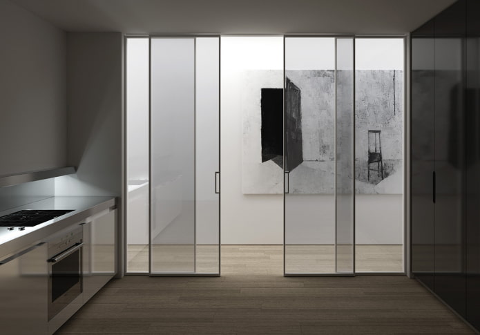 sliding doors in a modern style
