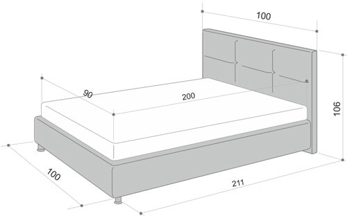 Sizes of a bed for a teenager (from 11 years)