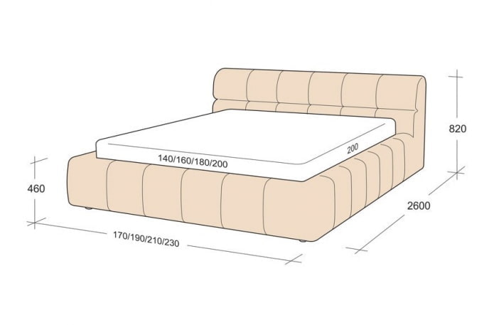 double bed sizes