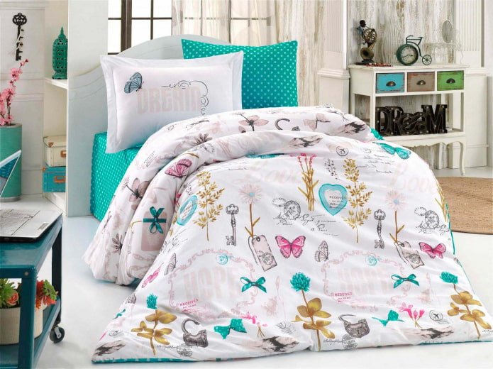 bedding for a one-and-a-half bed size