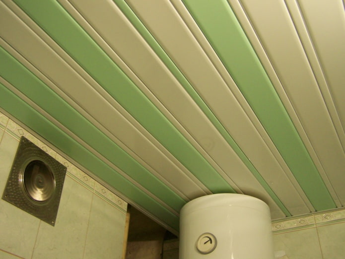 combined slatted suspended structure