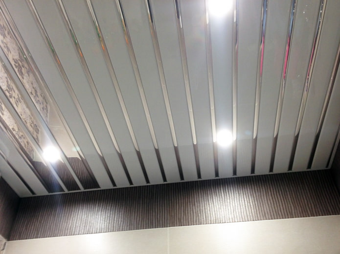 aluminum slatted suspended structure