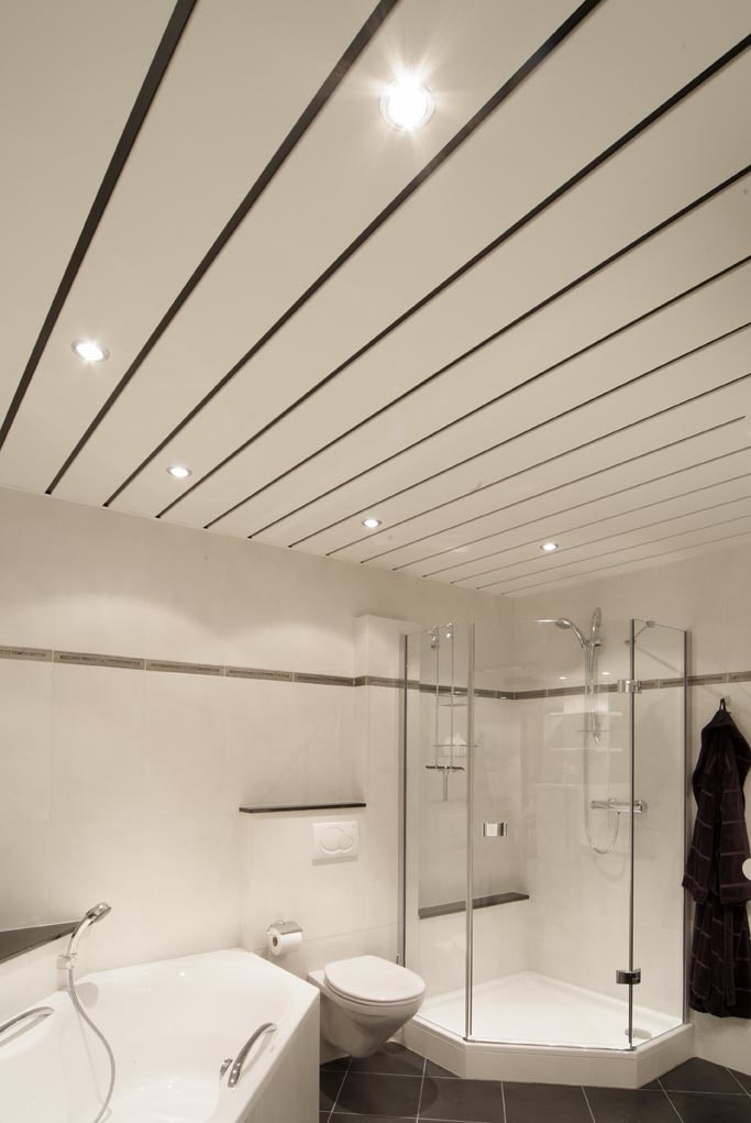 matte slatted suspended structure