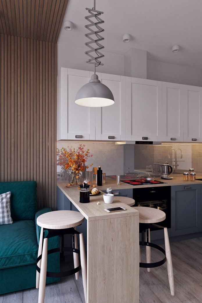 rest area in the kitchen